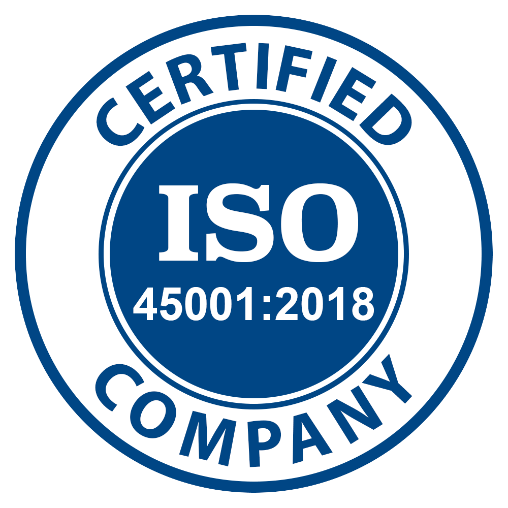ISO 45001:2018 Certified Company